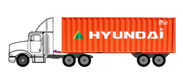 Container truck representing the Mayor Logistics operations portal